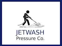 Jetwash Pressure Co logo, window cleaner in Walton-on-Thames