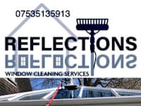 Reflections Window Cleaning Services logo, window cleaner in Caterham