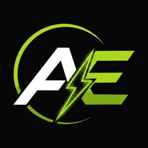 AE Electrical Services logo, EV charger installer in Wrexham