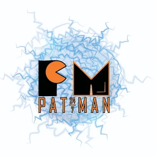 Pat-Man 24/7 logo, electrician in Kidderminster