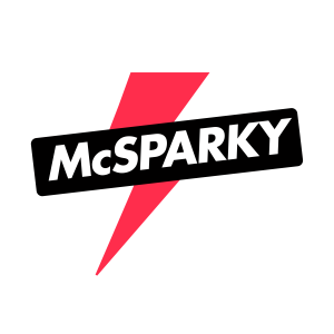 McSparky logo, EV charger installer in Pool of Muckhart
