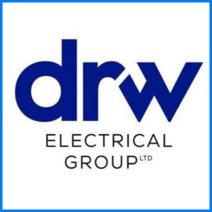 DRW Electrical Group logo, EV charger installer in Annan