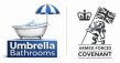Umbrella Bathrooms logo, bathroom fitter in Bournemouth
