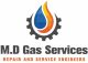 M.D Gas Services logo, gas engineer in Eastleigh