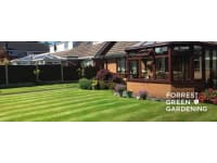 Forrest Green Gardening logo, gardener in Radcliffe