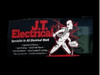 J T Electrical logo, EV charger installer in Swansea
