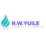 R.W.Yuile plumbing/heating/gas services logo, heating engineer in Falkirk