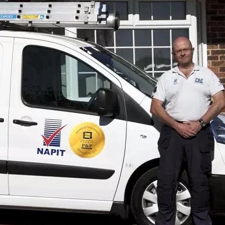 P & P Electrical ltd logo, electrician in Crawley