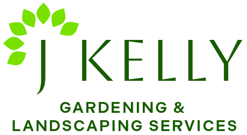 J Kelly gardening and landscaping services logo, gardener in Birmingham