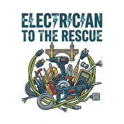Electrician To The Rescue Wakefield logo, electrician in Horbury