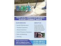 Rays logo, rubbish and waste clearance specialist in Ferndown