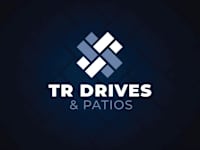 TR Drives & Patios logo, driveway and patio installer in Blackpool