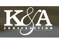 K A Construction logo, builder in Ashford