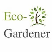 Eco-Gardener logo, gardener in Manchester