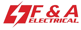 F & A Electrical logo, electrician in London