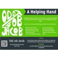 Odd Job Jacob logo, handyman in Grimsby