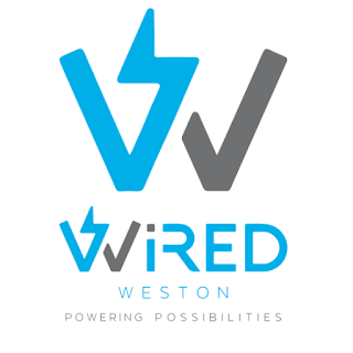 Wired Weston logo, EV charger installer in Weston-super-Mare
