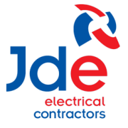 JDE Electrical Contractors Ltd logo, EV charger installer in Northop
