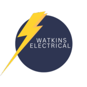 Watkins Electrical logo, electrician in Feltham