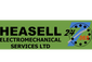 Heasell Electromechanical Services logo, EV charger installer in Royston