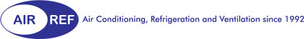 Air-Ref Limited logo, air conditioning engineer in Pyle Hill