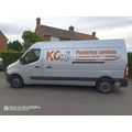 KC plastering logo, plasterer in Horncastle