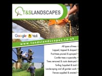 T&s Landscapes Reading logo, landscaper in Reading