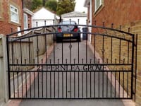 A & D Gates logo, fencing and gate installer in Stoke-on-Trent
