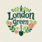 Garden Services London Green logo, gardener in London