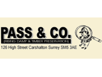 Pass and Co (croydon) logo, damp proofer in London