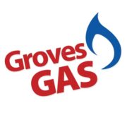 Groves Gas Ltd logo, air conditioning engineer in Cwmbrân