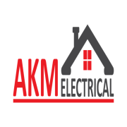 AKM Electrical logo, EV charger installer in Ashford