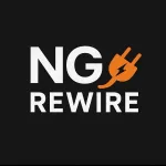 NG Rewire logo, electrician in Hucknall