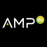 Amp EV Ltd logo, EV charger installer in Banks