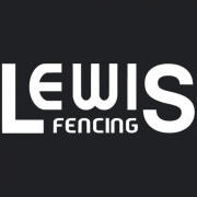 Lewis Fencing logo, fencing and gate installer in Poole