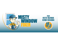Misty Window Fixer logo, glazier in Farington Moss