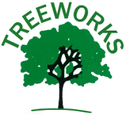 Treeworks logo, tree surgeon in Corfe Mullen