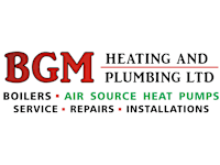 B G M Heating & Plumbing logo, heating engineer in Newbury