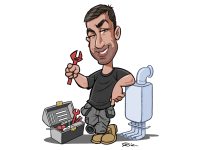 R J Miles Plumbing & Heating logo, gas engineer in Banstead
