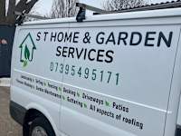 S T Home and Garden Services logo, roofer in Walton-on-Thames