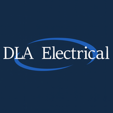 DLA Electrical logo, EV charger installer in York