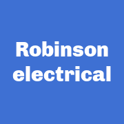 Robinson Electrical logo, EV charger installer in Rotherham