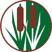 Bulrush Horticulture logo, gardener in Bellaghy
