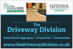 The Driveway Division logo, driveway and patio installer in Southampton
