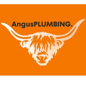 AngusPLUMBING logo, plumber in Caversham