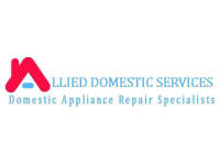 Allied Domestic Services logo, appliance repair engineer in Tamworth
