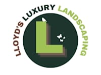 Lloyds Luxury Landscaping and Gardening logo, gardener in Lee-on-the-Solent