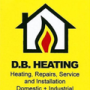 D B Heating logo, gas engineer in Wythall