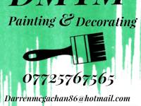 DMTM Painting & Decorating logo, painter and decorator in Dartford