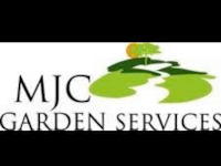 MJC Garden Services logo, gardener in London
